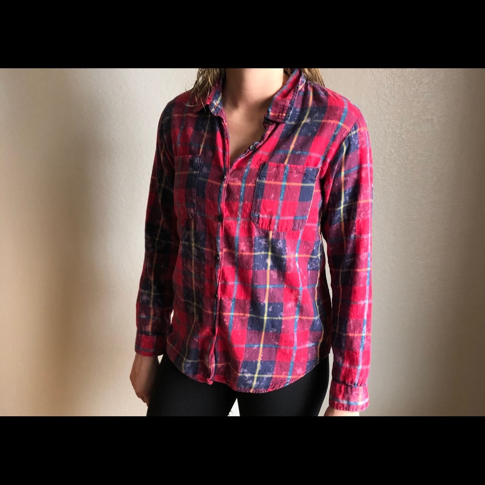 Vanilla Star distressed flannel